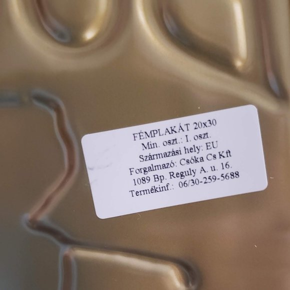 New VINTAGE Sturdy Metal Tin Sign Europe Woman Playing Golf BOVRIL - Picture 9 of 12